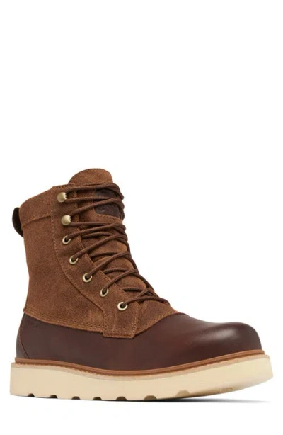 Sorel Slabtown 62'™ Caribou Suede And Leather Boots In Hazelnut