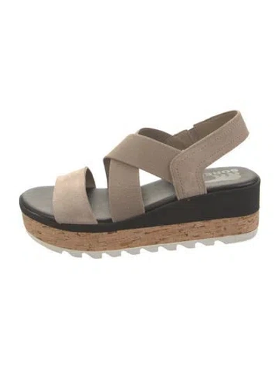 Pre-owned Sorel Slingback Sandals In Neutral