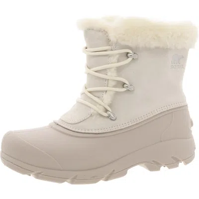 SOREL SNOW ANGEL WOMENS SUEDE FAUX FUR LINED WINTER & SNOW BOOTS
