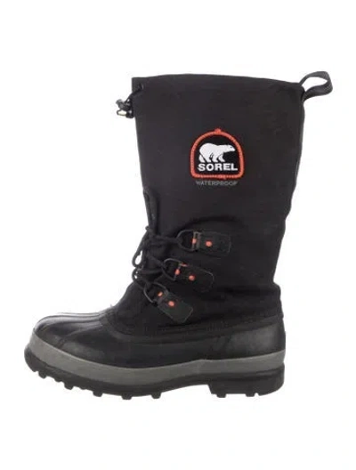 Pre-owned Sorel Snow Boots In Black