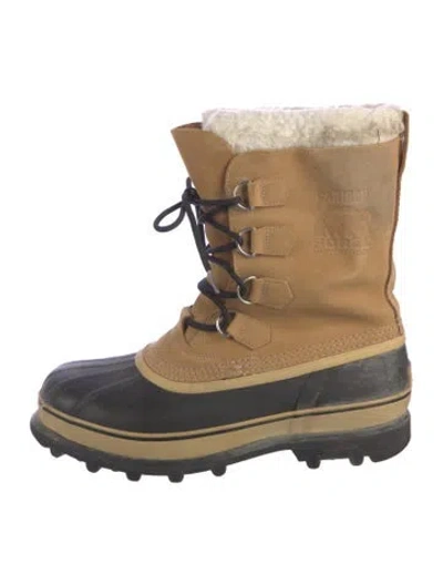 Pre-owned Sorel Snow Boots In Brown