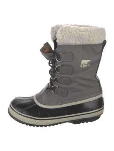 Pre-owned Sorel Snow Boots In Grey