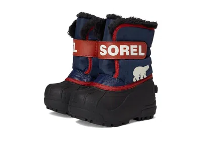 Sorel Snow Commander (toddler) Kids Shoes Nocturnal/sail Red : 6 Toddler M, Synthetic