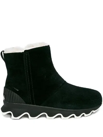 Sorel Suede Boots In Black