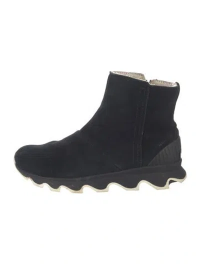 Pre-owned Sorel Suede Boots In Blue