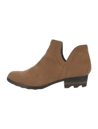 Pre-owned Sorel Suede Boots In Brown