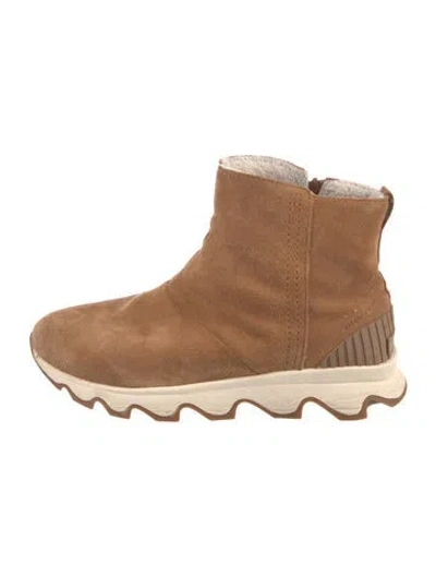 Pre-owned Sorel Suede Boots In Brown