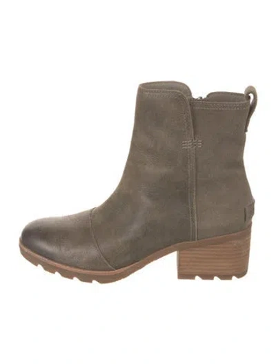 Pre-owned Sorel Suede Boots In Brown