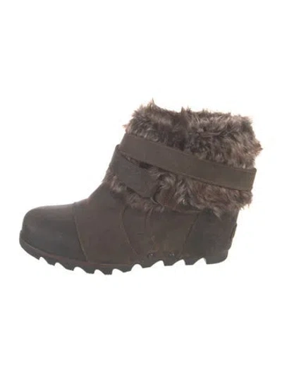 Pre-owned Sorel Suede Boots In Brown