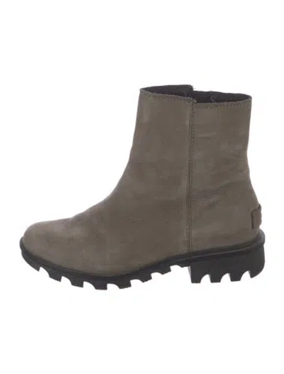 Pre-owned Sorel Suede Boots In Neutral