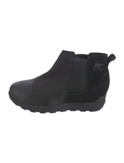 Pre-owned Sorel Suede Chelsea Boots In Blue