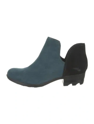 Pre-owned Sorel Suede Chelsea Boots In Blue
