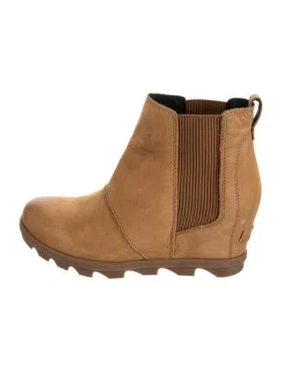 Pre-owned Sorel Suede Chelsea Boots In Brown