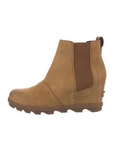 Pre-owned Sorel Suede Chelsea Boots In Brown