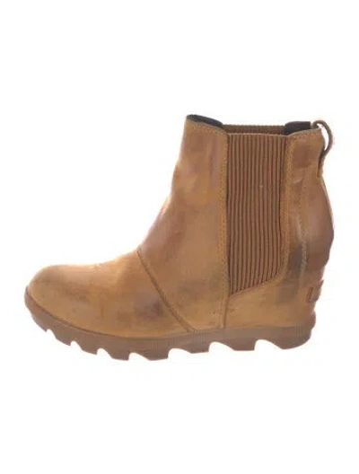 Pre-owned Sorel Suede Chelsea Boots In Neutrals