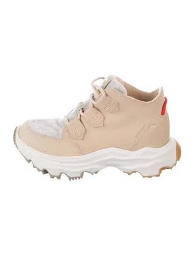 Pre-owned Sorel Suede Chunky Sneakers In Neutrals