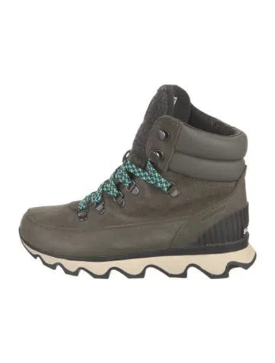 Pre-owned Sorel Suede Hiking Boots Alpine Tundra Suede Hiking Boots In Brown