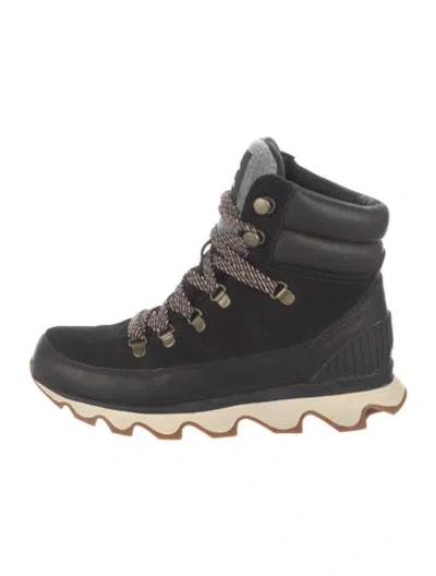 Pre-owned Sorel Suede Hiking Boots In Black