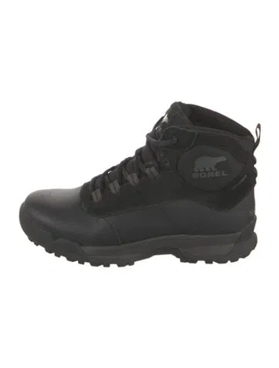 Pre-owned Sorel Suede Hiking Boots In Black