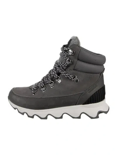 Pre-owned Sorel Suede Hiking Boots In Black