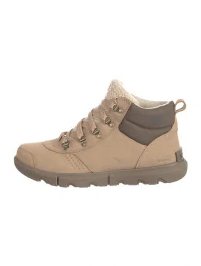Pre-owned Sorel Suede Hiking Boots In Brown