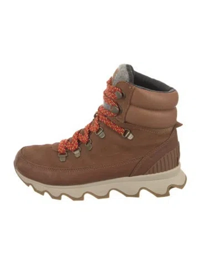 Pre-owned Sorel Suede Hiking Boots In Brown