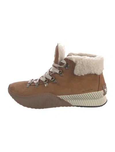 Pre-owned Sorel Suede Hiking Boots In Brown