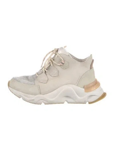 Pre-owned Sorel Suede Hiking Boots In Neutral