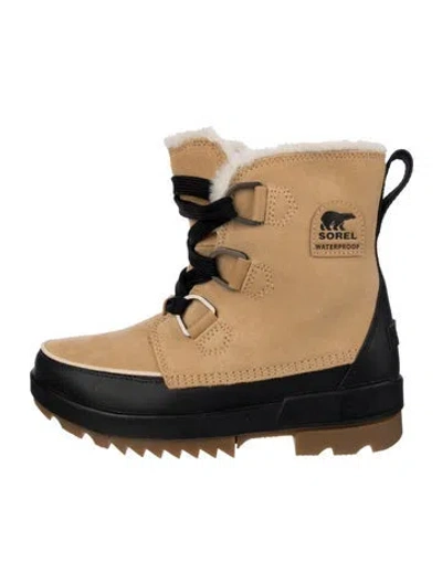 Pre-owned Sorel Suede Lace-up Boots