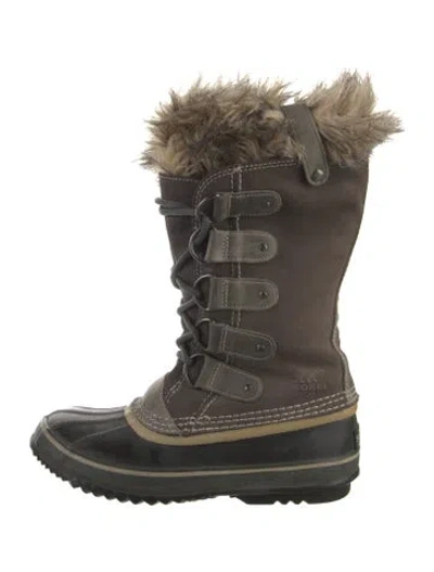 Pre-owned Sorel Suede Lace-up Boots In Multi