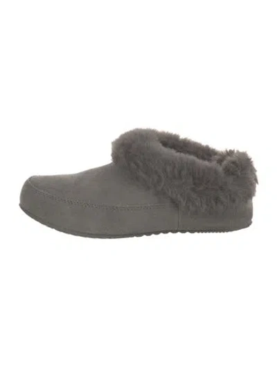 Pre-owned Sorel Suede Slippers In Grey