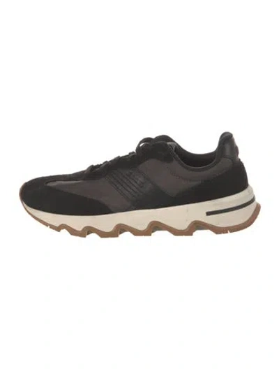 Pre-owned Sorel Suede Sneakers In Black