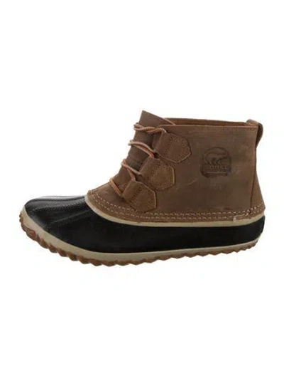 Pre-owned Sorel Suede Sneakers In Brown