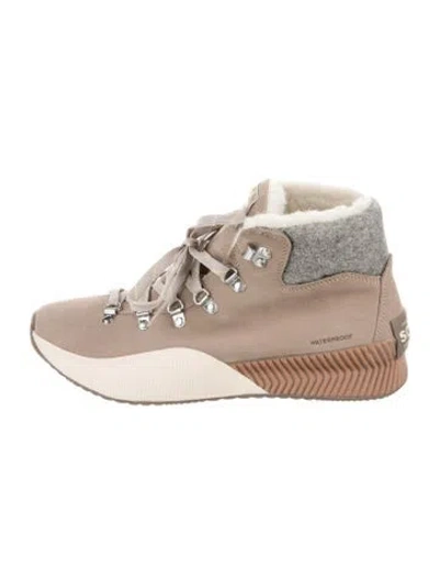 Pre-owned Sorel Suede Sneakers In Neutral