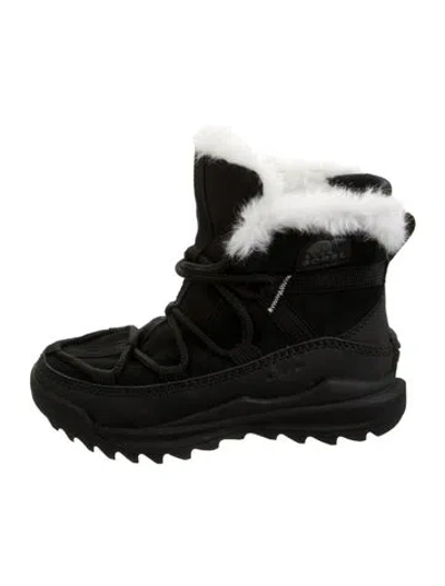 Pre-owned Sorel Suede Snow Boots In Black/neutrals