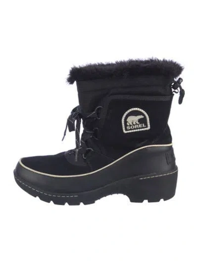 Pre-owned Sorel Suede Snow Boots In Multi