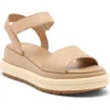 Sorel Sunpeak Ankle Strap Platform Sandal In Brown