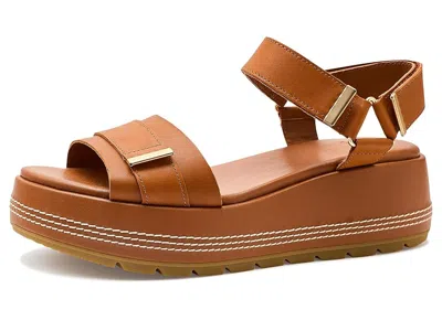 Sorel Sunpeak Platform Y-strap In Brown