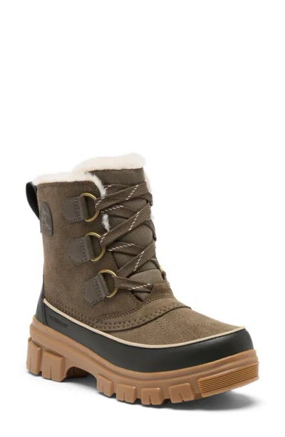 Sorel Tivoli V Faux Fur Lined Waterproof Boot In Brown