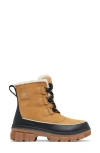 Sorel Tivoli V Faux Fur Lined Waterproof Boot In Curry/ Black