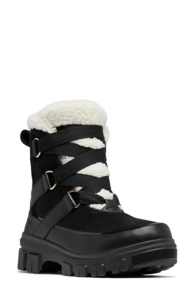 SOREL SOREL TIVOLI V FAUX SHEARLING WATERPROOF BOOT