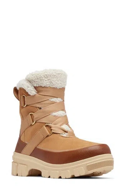 Sorel Tivoli V Faux Shearling Waterproof Boot In Brown