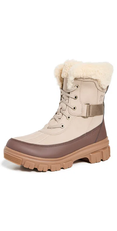 Sorel Tivoli Iv Parc Genuine Shearling Waterproof Boot In Taupe