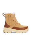 Sorel Tivoli V Faux Shearling Waterproof Boot In Tawny Buff/ceramic