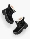 Sorel Tivoliâ¢ Iv Waterproof Leather Boot - Black/fawn - 9m Talbots In Black,fawn