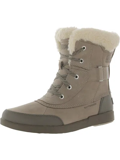 Sorel Tivolli Womens Round Toe Lace Up Work & Safety Boot In Multi