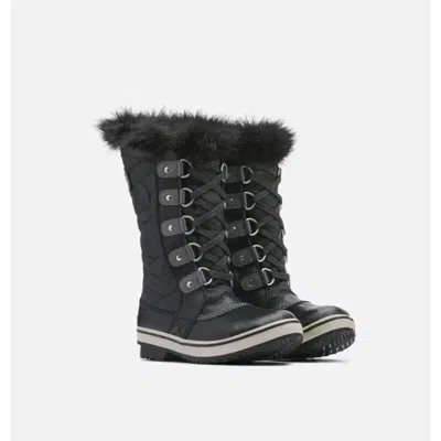 Sorel Kids' Tofino Ii 1690541-010 Black Faux Fur Waterproof Winter Boot Rhs7262
