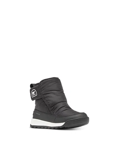 Sorel Unisex Whitney Ii Plus Waterproof Booties - Baby, Toddler In Black/sea