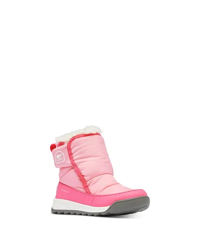 Sorel Kids' Unisex Whitney Ii Plus Waterproof Booties - Baby, Toddler In Blooming Pink