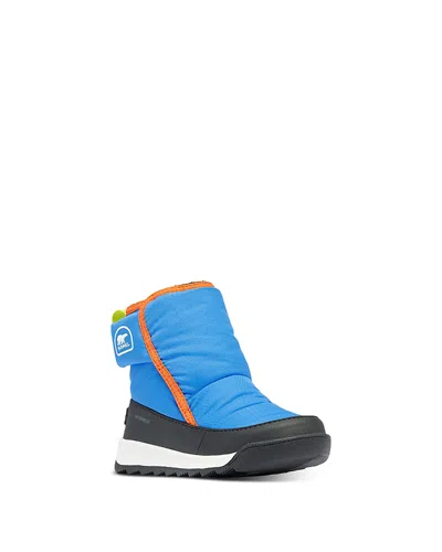 Sorel Kids' Unisex Whitney Ii Plus Waterproof Booties - Baby, Toddler In Harbor Blue